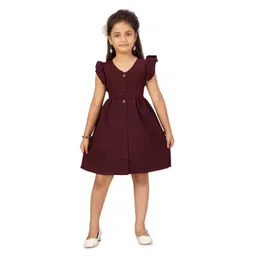 BAESD Flutter Sleeve A-Line Dress-picture-31