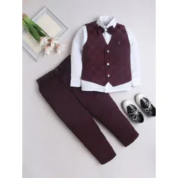 baesd FOURFOLDS Boys Single-Breasted 3-Piece Suits-picture-33