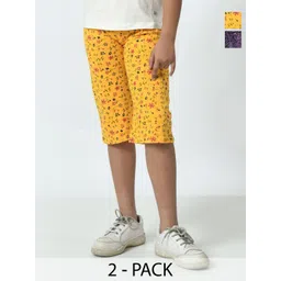 BAESD Girl Pack Of 2 Printed Capris-picture-36