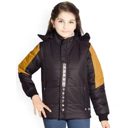 BAESD Girls Colourblocked Hooded Quilted Jacket-picture-25
