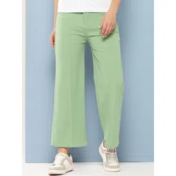 BAESD Girls Comfort Straight Fit Mid-Rise Parallel Trousers-picture-33