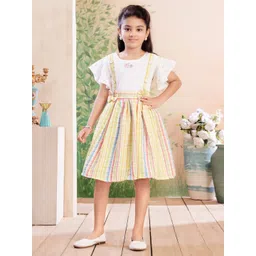 BAESD Girls Cotton Checked Fit & Flare Dress-picture-44
