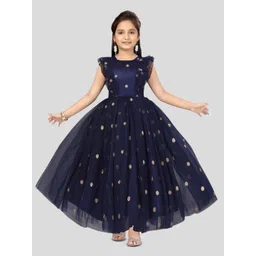 BAESD Girls Embellished Net Fit & Flare Maxi Dress-picture-10