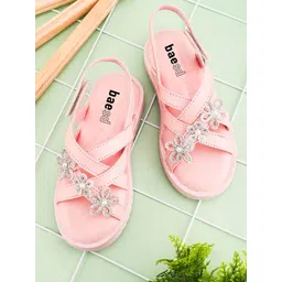 BAESD Girls Embellished Party Open Toe Flats-picture-34