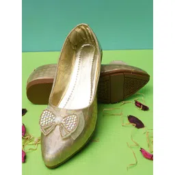 BAESD Girls Embellished Pointed Toe Ballerinas With Bows-picture-27