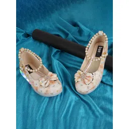 BAESD Girls Embellished Printed Party Ballerinas With Bows & LED Lights-picture-23