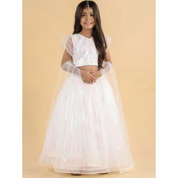 BAESD Girls Embellished Ready to Wear Lehenga & Blouse With Dupatta-picture-33