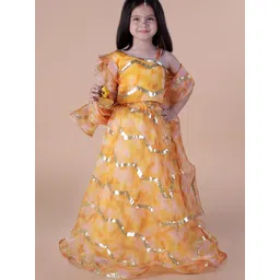 BAESD Girls Embellished Sequinned Ready to Wear Lehenga & Blouse With Dupatta-picture-27