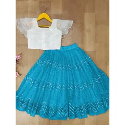 BAESD Girls Embellished Sequinned Ready to Wear Lehenga Choli-picture-19