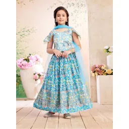 BAESD Girls Embroidered Ready to Wear Lehenga &-picture-38