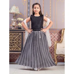 BAESD Girls Embroidered Ready to Wear Lehenga & Blouse With Dupatta-picture-26