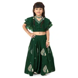 BAESD Girls Embroidered Ready to Wear Lehenga and Choli image 1
