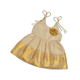 BAESD Girls Ethnic Motifs Shoulder Straps Fit and Flare Ethnic Dresses-image-42