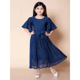 BAESD Girls Flared Sleeves Maxi Dress-picture-45