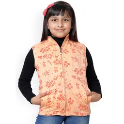 BAESD Girls Floral Fleece Lightweight Crop Quilted Jacket-picture-22