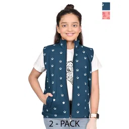 BAESD Girls Floral Fleece Lightweight Open Front Jacket-picture-11