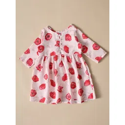 BAESD Girls Floral Print Fit and Flare Dress-image-35