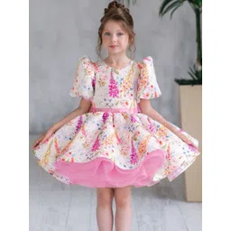 BAESD Girls Floral Print Fit & Flare Dress-picture-28