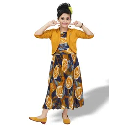 BAESD Girls Floral Print Maxi Dress-picture-11