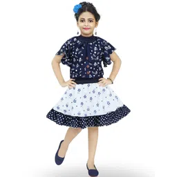 BAESD Girls Floral Printed Top with Skirt-picture-33