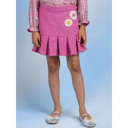 BAESD Girls Gathered Fit Above Knee Peplum Skirt-picture-24