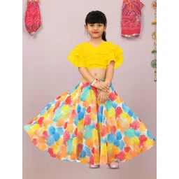 BAESD Girls Geometric Printed Ready to Wear Lehenga Choli-picture-10