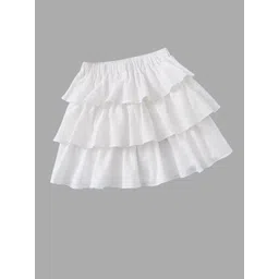 BAESD Girls High Rise Knee Length Flared Skirts-picture-17