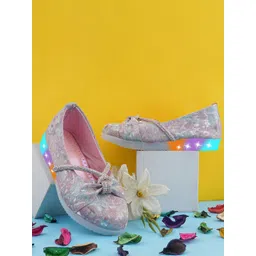 BAESD Girls Led Light With Special Tie Knot Ballerinas-picture-12