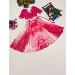BAESD Girls Ombre Dyed Lehenga With Blouse-picture-37