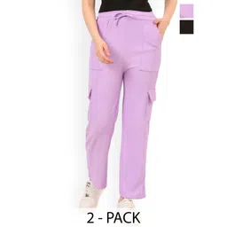 BAESD Girls Pack Of 2 Cargos Trousers-picture-33