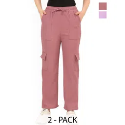 BAESD Girls Pack Of 2 Cargos Trousers-picture-43