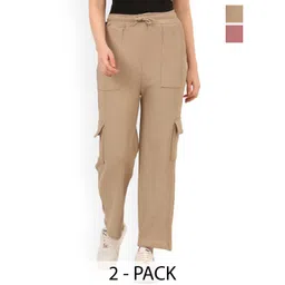 BAESD Girls Pack Of 2 Cargos Trousers-picture-34