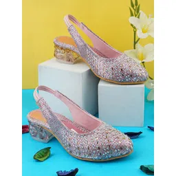 BAESD Girls Party Block Mules-picture-15