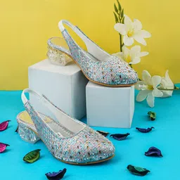 BAESD Girls Party Block Mules-picture-37