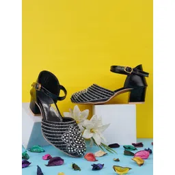 BAESD Girls Party Block Mules-picture-21