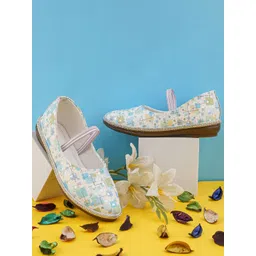 BAESD Girls Pointed Toe Embellished Ballerinas-picture-10