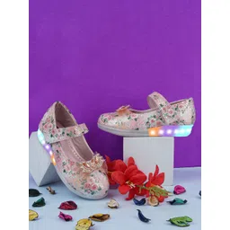 BAESD Girls Printed Ballerinas with Laser Cuts Flats-picture-10