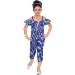 BAESD Girls Printed Basic Ruffled Jumpsuit-picture-50