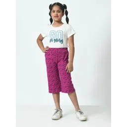 BAESD Girls Printed Cotton Capris-picture-23