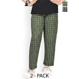 BAESD Girls Printed Pack Of 2 Dry-Fit Track Pants-picture-38