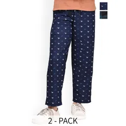 BAESD Girls Printed Pack Of 2 Dry Fit Track Pants-picture-10