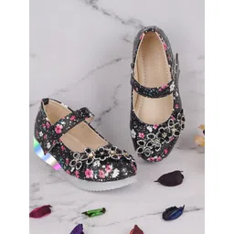 BAESD Girls Printed Party Ballerinas with Western - Embellished-picture-22