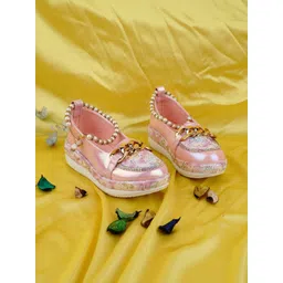 BAESD Girls Printed Party Flatform Mules with Bows-picture-18