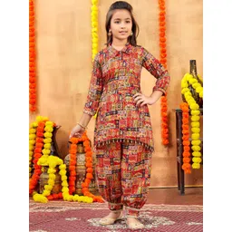 BAESD Girls Printed Pure Cotton Kurti With Salwar-picture-24