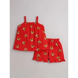 BAESD Girls Printed Pure Cotton Top With Shorts-picture-29