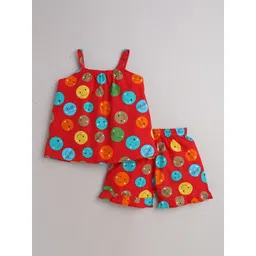 BAESD Girls Printed Pure Cotton Top With Shorts-picture-37