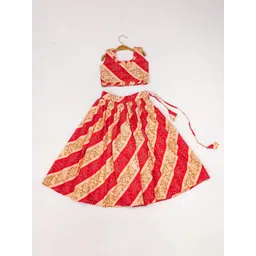 BAESD Girls Printed Ready to Wear Lehenga &-picture-25