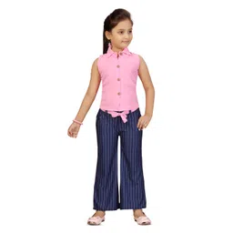 BAESD Girls Printed Shirt with Trousers image 2