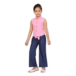 BAESD Girls Printed Shirt with Trousers image 4