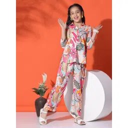 BAESD Girls Printed Top With Trousers-picture-30